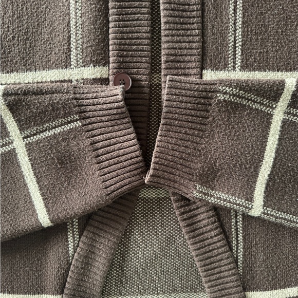 Oak + Fort oversized plaid cardigan - Picture 5 of 6